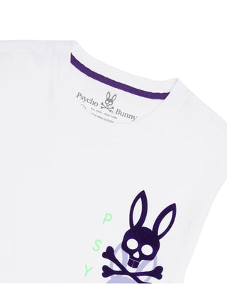 Kid's Hudson Bunny Logo Tee - White