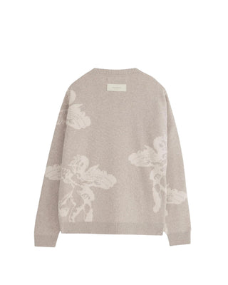 Basics Cherubs Knit Crewneck - Seed Gray