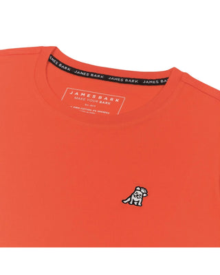 Kid's Crew Neck Jersey T-shirt - Tangerine A11