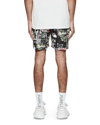 P504 The News All Around Shorts - All Over Print