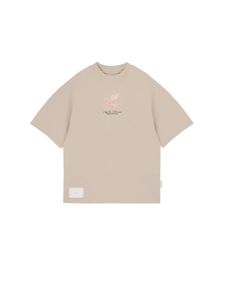 Dreamers Pegasus Boxy Fit T-shirt - Cream