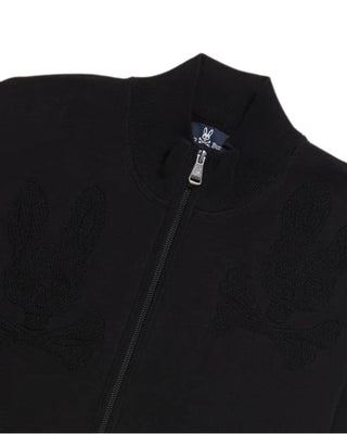 Men's Lacomb All Over Bunny Zip Sweater - Black