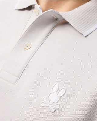 Mens Houston Pique Polo - Pearl