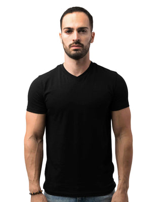 Zafiro Classic T-Shirt V Neck - Black