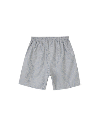 Riviera Jacquard Shorts - Sky Blue