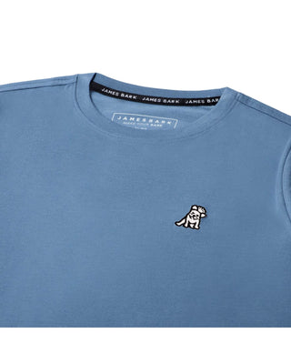 Kid's Crew Neck Jersey T-shirt - Copen Blue A11