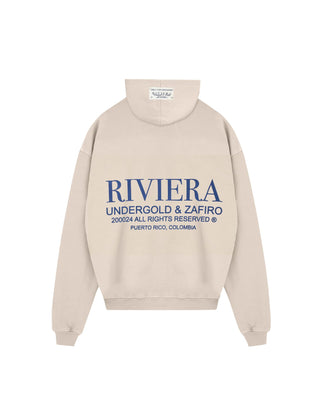 Riviera Trophie Hoodie - Cream