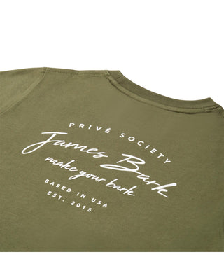 Kid's Prive Society Graphic Tee - Burnt Olive