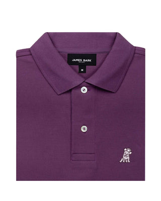 Men's Regular Fit Polo Shirt - Plum A211