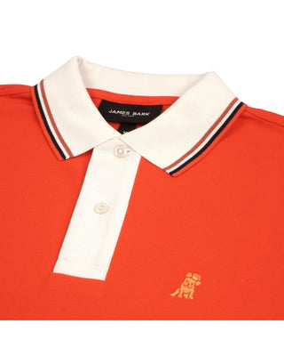 Men's Positano Polo Shirt - Tangerine A229