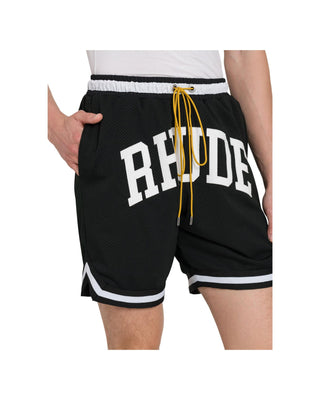 Rhude Collegiate Basketball Shorts - Black