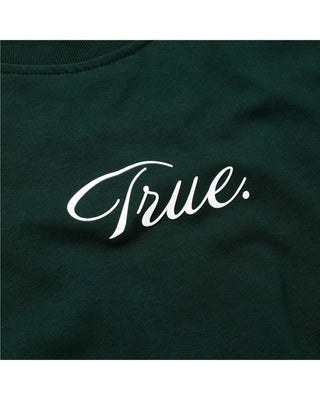 Curvy Logo T-shirt - Pine Green