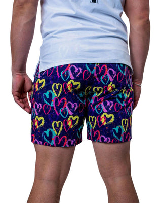 Swim Lion Graffitihearts - Purple