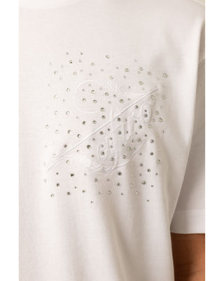 Crystal Signature Comfort T-shirt - White