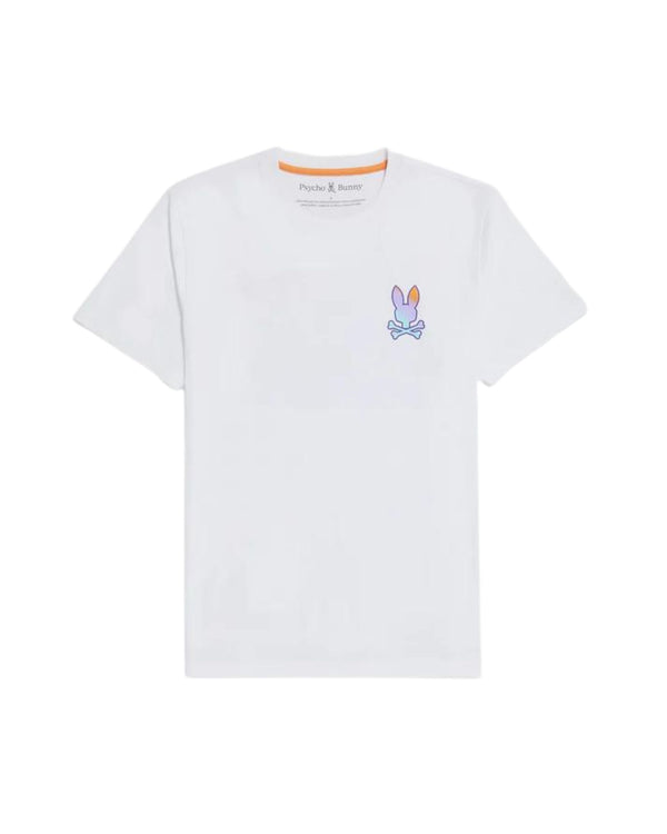 Psycho Bunny Flocking Logo T Shirt White