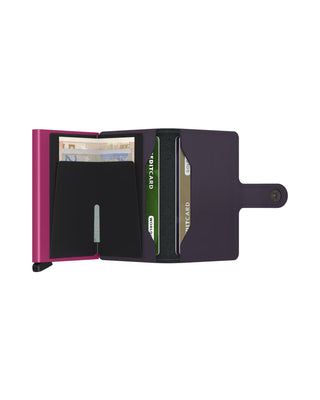 Miniwallet - Matte Dark Purple/Fuchsia