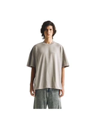 LINE LOGO T-SHIRT - WASHED GRAY