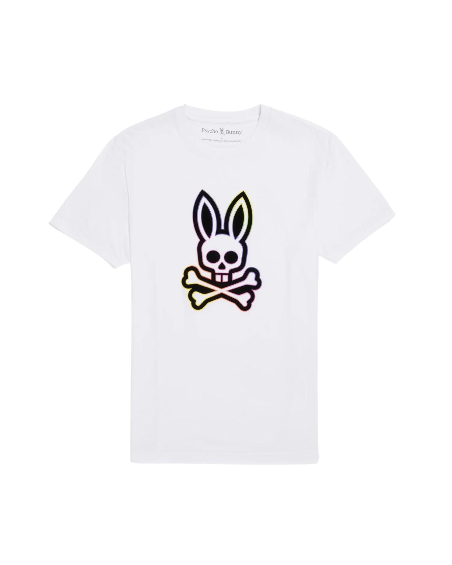 Psycho Bunny Flocking Logo T Shirt Black
