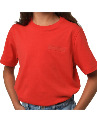 Kid's Prive Patch Tee - Red