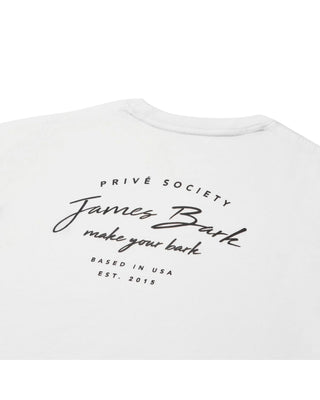 Kid's Prive Society Graphic Tee - White