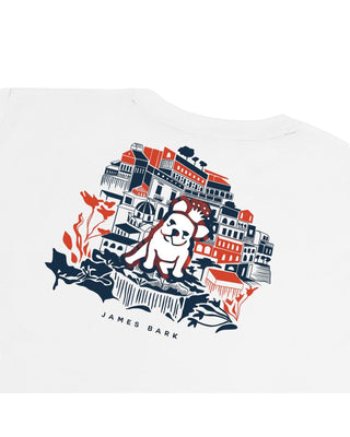 Kid's Positano Graphic Tee - Brilliant White