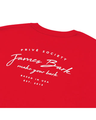 Kid's Prive Society Graphic Tee - Red