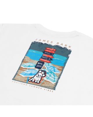 Kid's Amalfi Signs Graphic Tee - Brilliant White