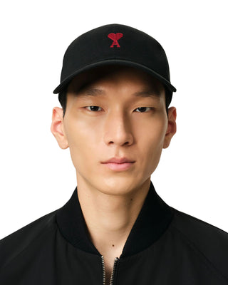 Ami De Coeur Embroidery Cap - Black