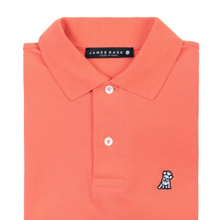 Men's Regular Fit Polo Shirt - Hot Coral A11