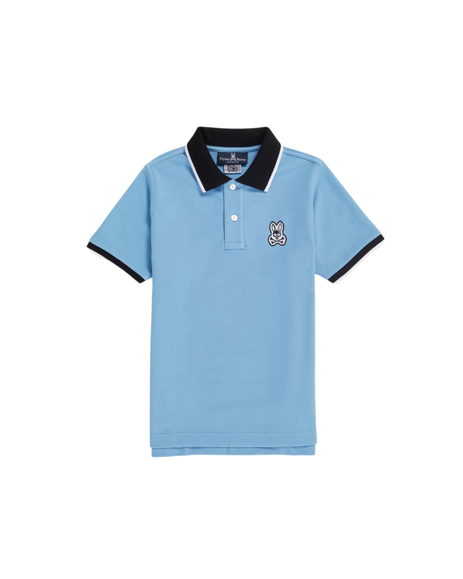 Kids Serge Pique Polo - Montana Sky – Zafiro Clothing