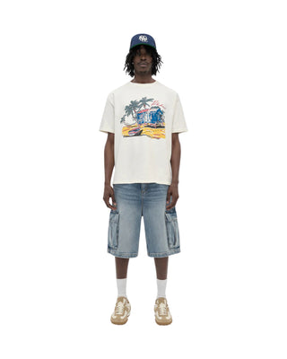 Rhude Beach Side Tee - VTG White