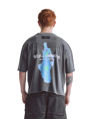 Luminescence Soul Boxy Fit T-shirt - Washed Black