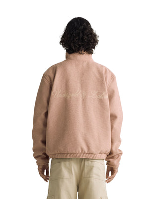 Riviera Embroidered Zip-Up Jacket - Salmon