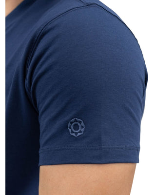 Zafiro Classic V Neck T-shirt - Navy