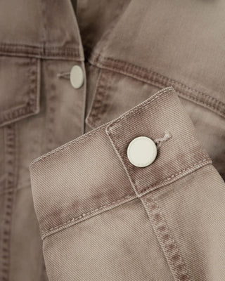 Riviera Basic Denim Jacket - Cream