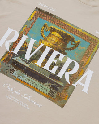 Riviera Trophie T-shirt - Cream