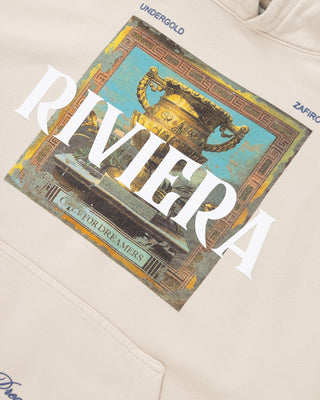 Riviera Trophie Hoodie - Cream