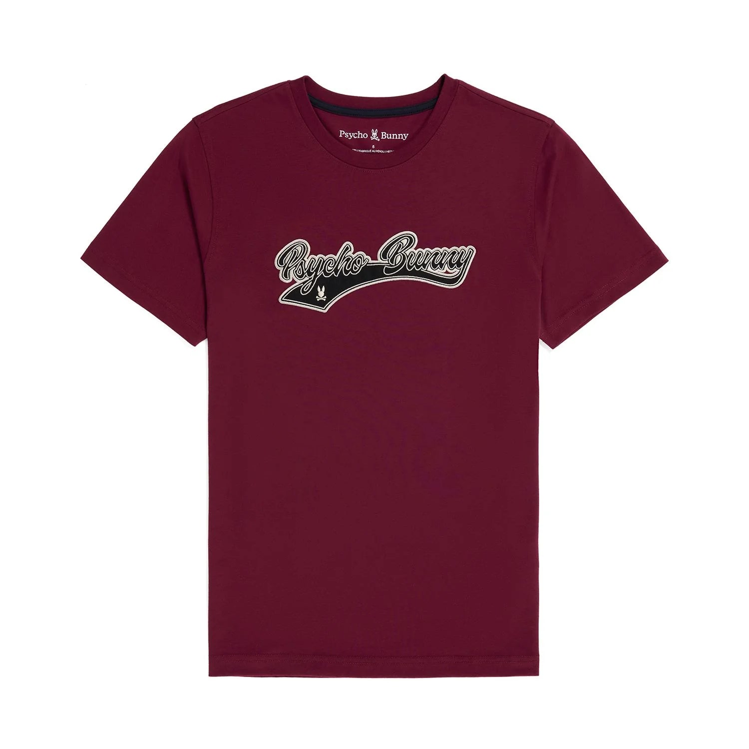 Shiloh Twill Embroidered Graphic Tee - Crimson – Zafiro Clothing