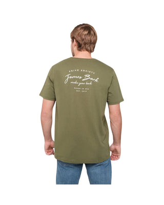 Men's Privé Society Graphic Tee - Olive