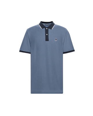 Men's Copper Pique Polo - Vintage Indigo