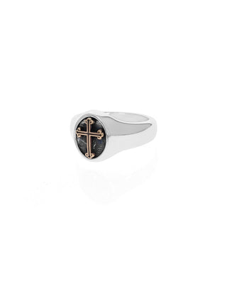 Traditional Cross Motif Ring