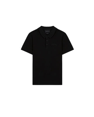 Inimigo Round Logo Polo - Dark Black