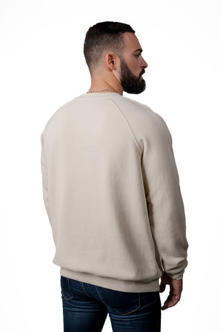 ZAFIRO SIGNATURE SWEATSHIRT - BEIGE